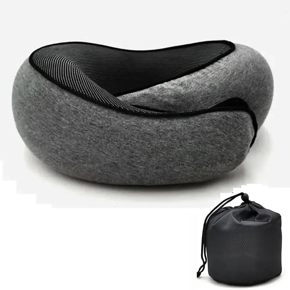 Oreiller de Voyage Cervical en Mousse Mémoire