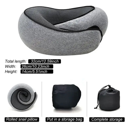 Oreiller de Voyage Cervical en Mousse Mémoire