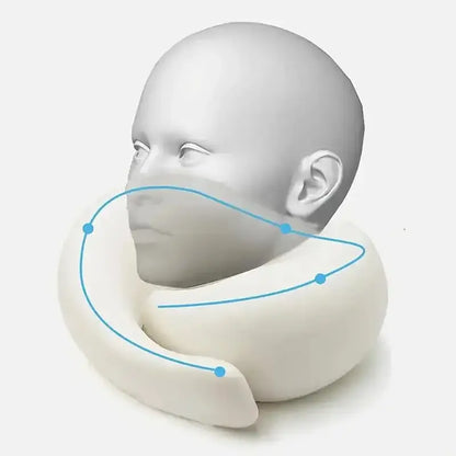 Oreiller de Voyage Cervical en Mousse Mémoire