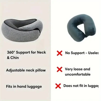 Oreiller de Voyage Cervical en Mousse Mémoire