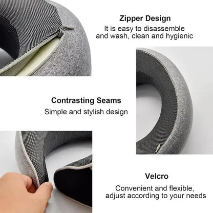 Oreiller de Voyage Cervical en Mousse Mémoire